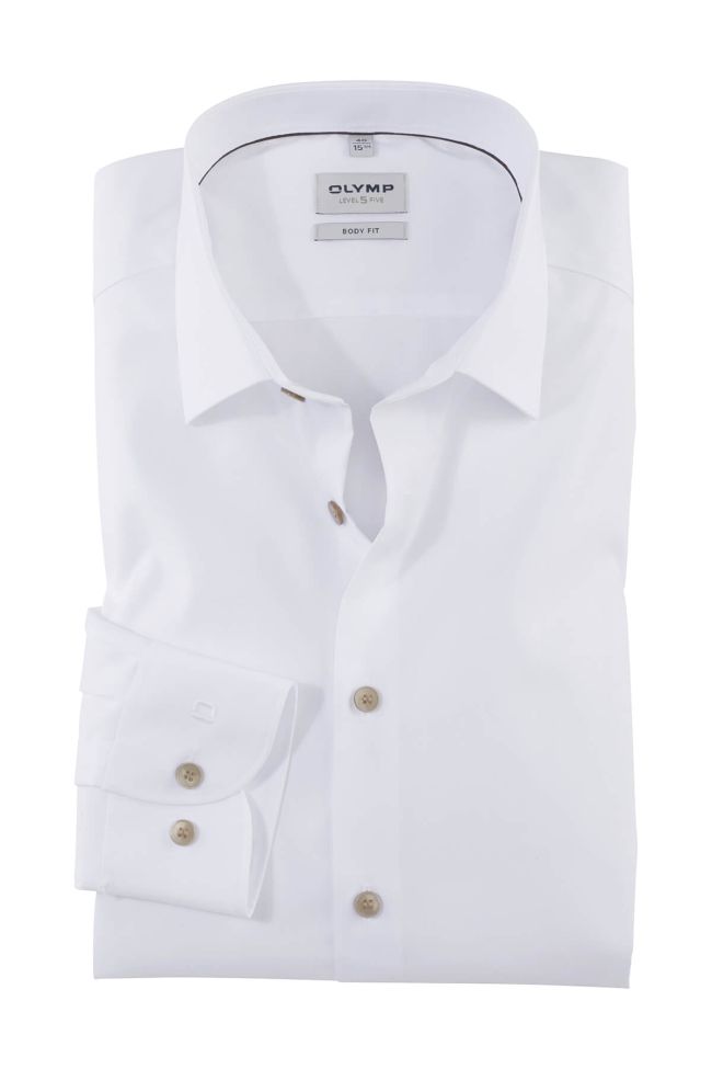 olymp Hemd Herren Olymp Regular Einfarbig kragen Französisch Lange Ärmel