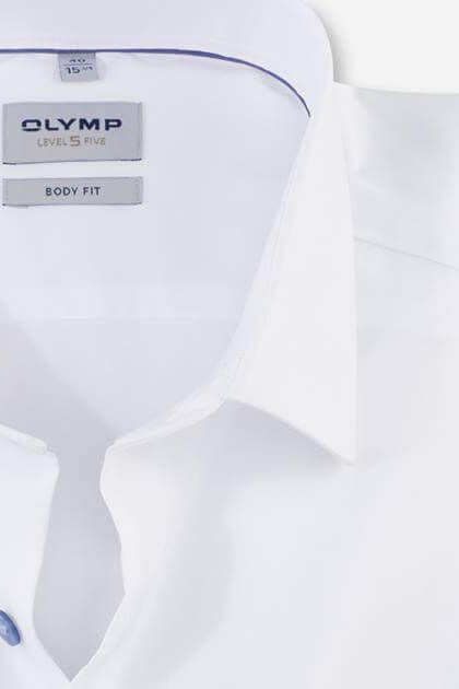 Olymp Hemd Herren Olymp Regular Einfarbig Kragen Französisch Lange Ärmel