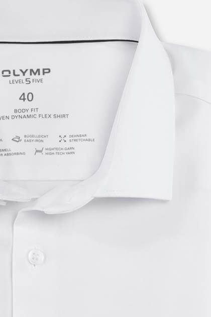 Olymp Hemd Herren Olymp Regular Einfarbig Kragen Französisch Kurze Ärmel