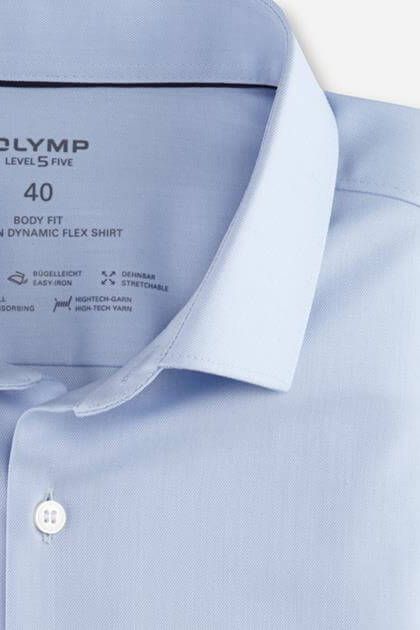 Olymp Hemd Herren Olymp Regular Einfarbig Kragen Französisch Kurze Ärmel