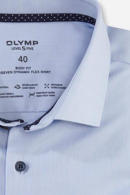 Olymp Hemd Herren Olymp Regular Einfarbig Kragen Französisch Lange Ärmel