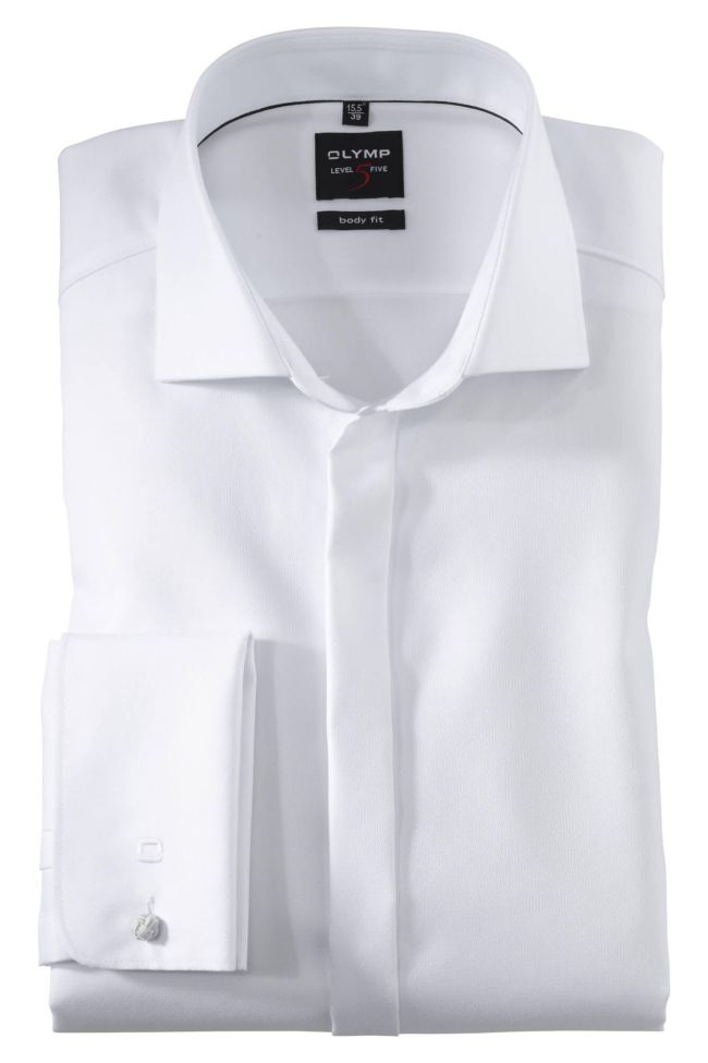 olymp Hemd Herren Olymp Regular Einfarbig kragen Französisch Lange Ärmel