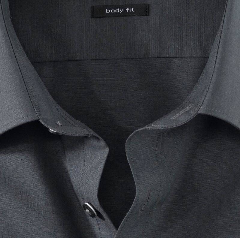 Olymp Hemd Herren Olymp Regular Einfarbig Kragen Italienisch Lange Ärmel