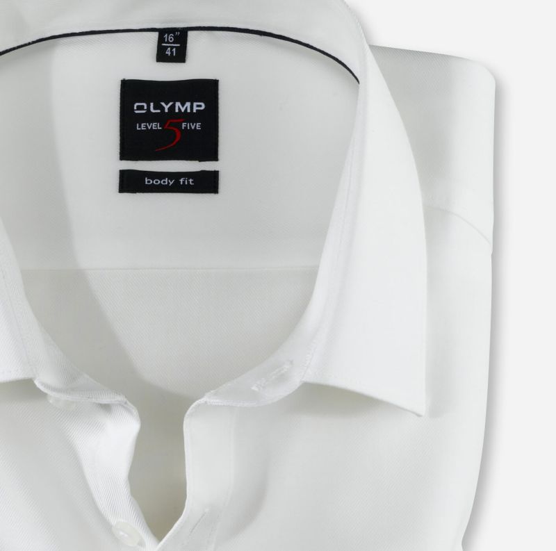 Olymp Hemd Herren Olymp Regular Einfarbig Kragen Italienisch Lange Ärmel