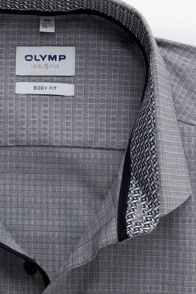 olymp Hemd Herren Olymp Regular Halb Unifarben 97% Baumwolle 3% elastan kragen Französisch Lange Ärmel