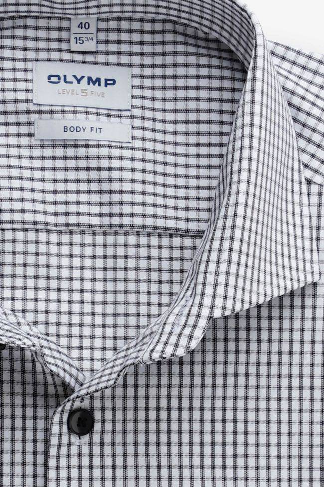 olymp Hemd Herren Olymp Regular Karo 97% Baumwolle 3% elastan kragen Französisch Lange Ärmel
