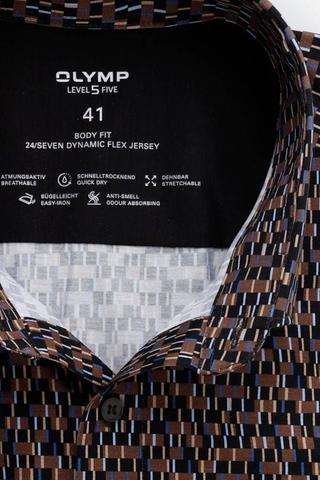 Olymp Hemd Herren Olymp Regular Muster 92% Baumwolle 8% Lycra Kragen Französisch Lange Ärmel