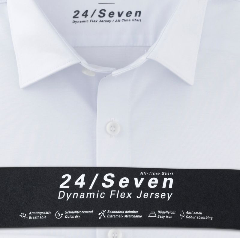 Olymp Hemd Herren Olymp Slim Einfarbig Kragen Französisch Lange Ärmel