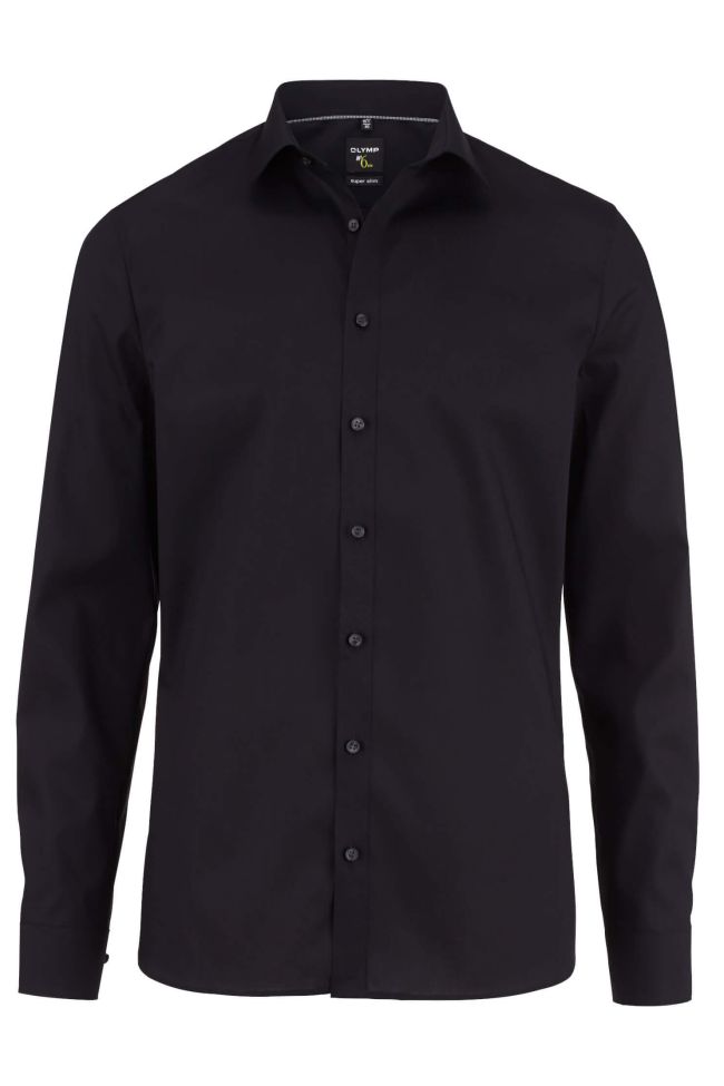 olymp Hemd Herren Olymp Slim Einfarbig kragen Italienisch Lange Ärmel