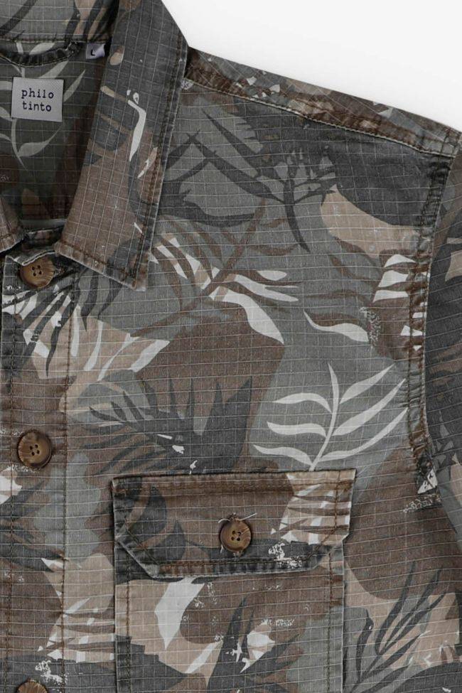 Philotinto Hemd Herren Philotinto Regular Muster 100% Baumwolle Kragen Italienisch Lange Ärmel