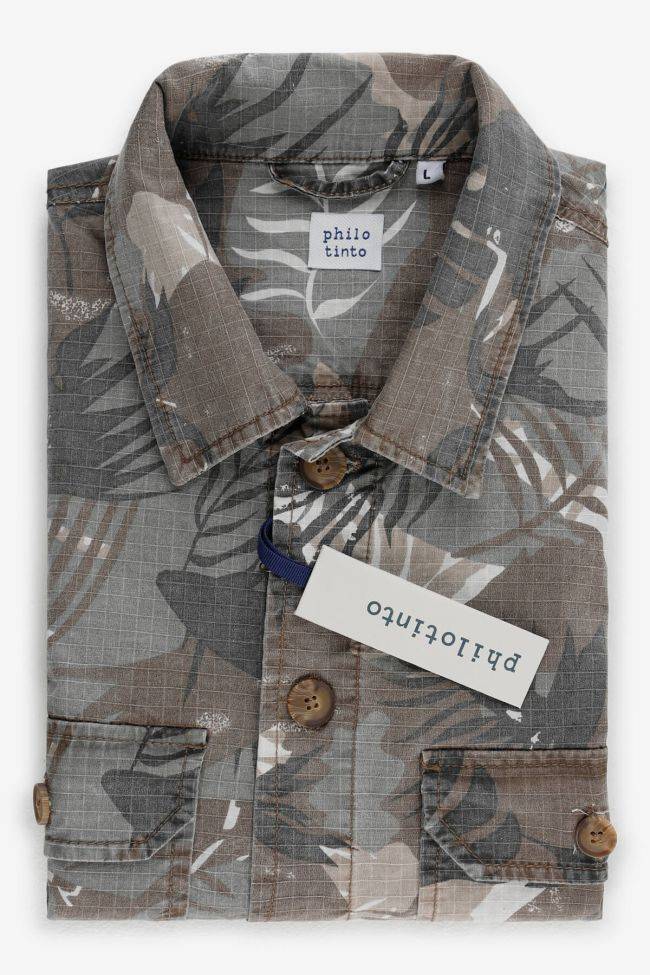 philotinto Hemd Herren Philotinto Regular Muster 100% Baumwolle kragen Italienisch Lange Ärmel