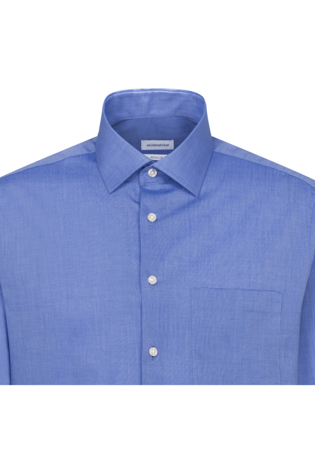 Seidensticker Hemd Herren Seidensticker Classic Bügelfreie Einfarbig 100% Baumwolle Kragen Italienisch Lange Ärmel