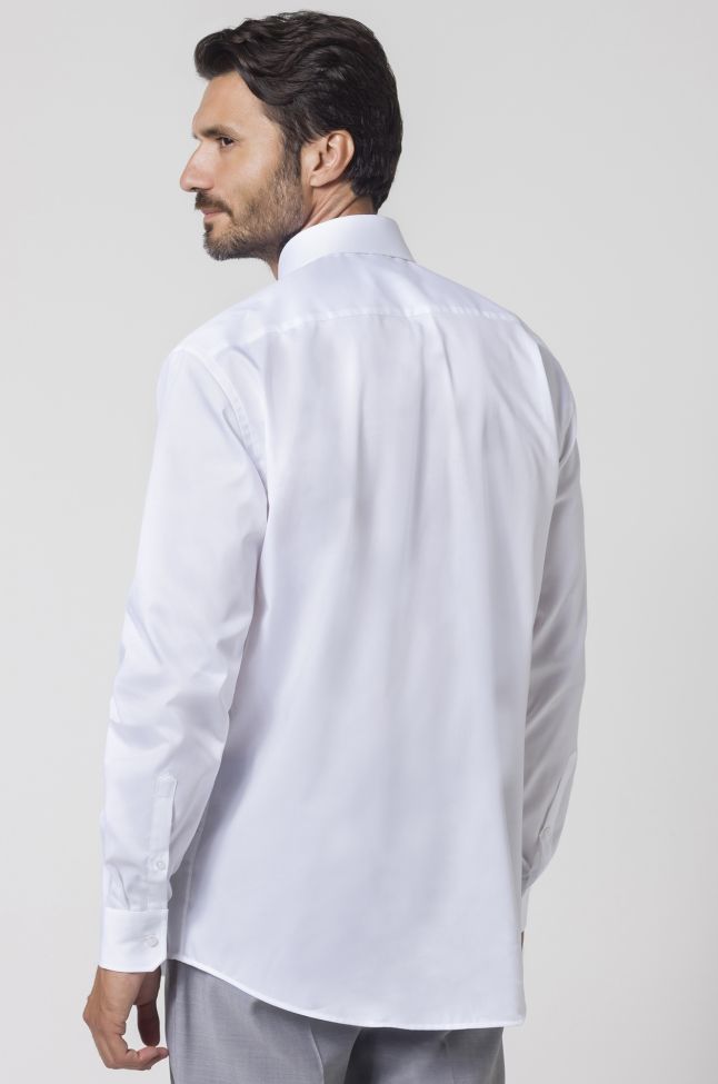 Seidensticker Hemd Herren Seidensticker Classic Bügelfreie Einfarbig 100% Baumwolle Kragen Italienisch Lange Ärmel