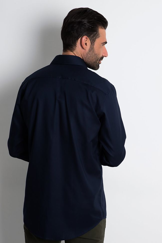 Seidensticker Hemd Herren Seidensticker Classic Bügelfreie Einfarbig 100% Baumwolle Kragen Italienisch Lange Ärmel