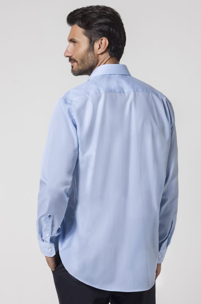 Seidensticker Hemd Herren Seidensticker Classic Bügelfreie Einfarbig 100% Baumwolle Kragen Italienisch Lange Ärmel