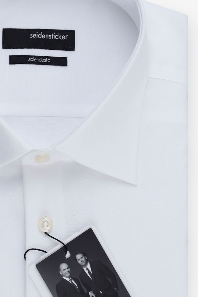 Seidensticker Hemd Herren Seidensticker Classic Bügelfreie Einfarbig 100% Baumwolle Kragen Italienisch Lange Ärmel