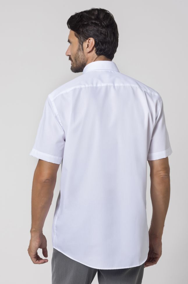 Seidensticker Hemd Herren Seidensticker Classic Bügelfreie Einfarbig 100% Baumwolle Kragen Button-Down Kurze Ärmel