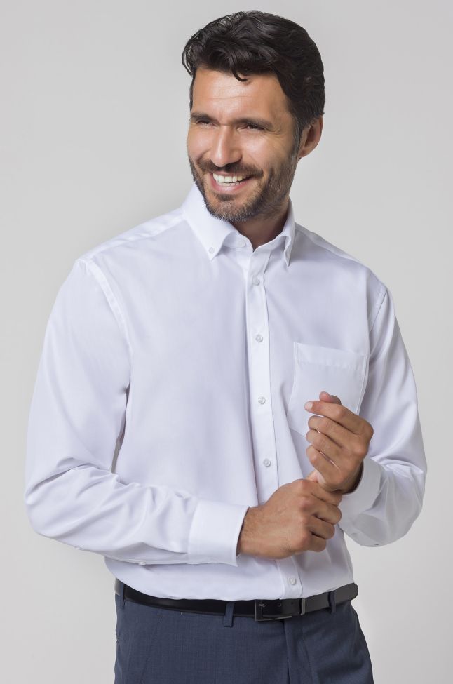 seidensticker Hemd Herren Seidensticker Classic Bügelfreie Einfarbig 100% Baumwolle kragen Button-Down Lange Ärmel seidensticker Hemd Herren Seidensticker Classic Bügelfreie Einfarbig 100% Baumwolle kragen Button-Down Lange Ärmel