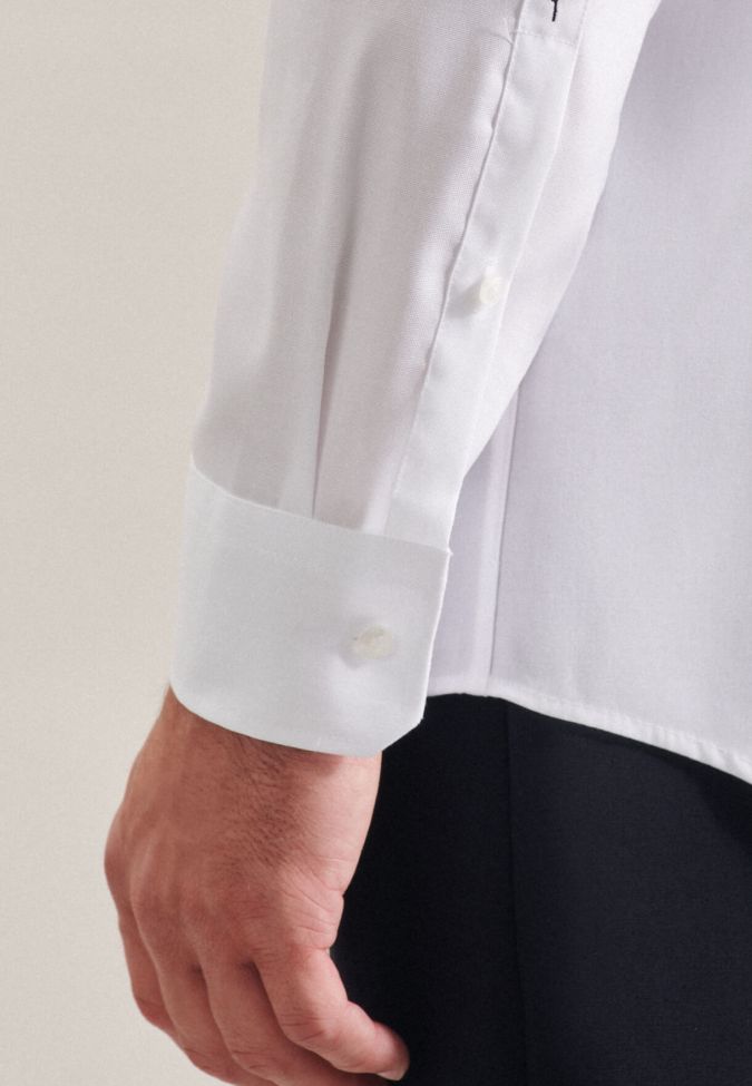 Seidensticker Hemd Herren Seidensticker Classic Bügelfreie Einfarbig 100% Baumwolle Kragen Französisch Lange Ärmel