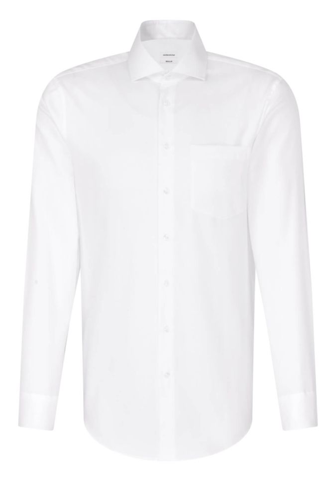Seidensticker Hemd Herren Seidensticker Classic Bügelfreie Einfarbig 100% Baumwolle Kragen Französisch Lange Ärmel