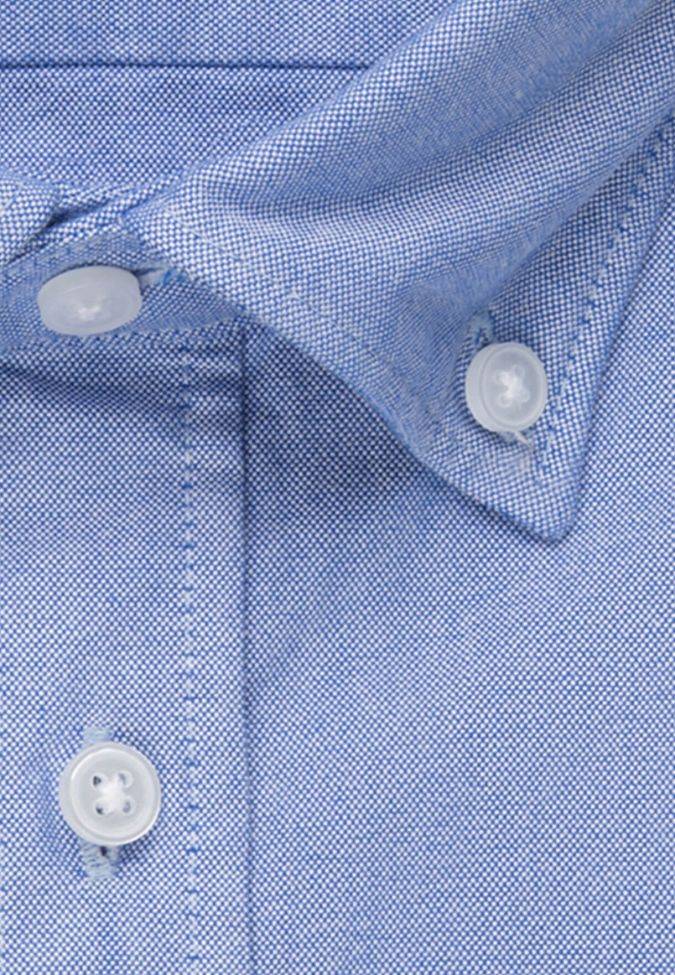 Seidensticker Hemd Herren Seidensticker Classic Einfarbig 100% Baumwolle Kragen Button-Down Lange Ärmel