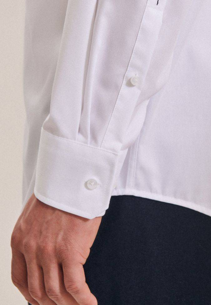 Seidensticker Hemd Herren Seidensticker Comfort Bügelfreie Einfarbig Kragen Italienisch Lange Ärmel