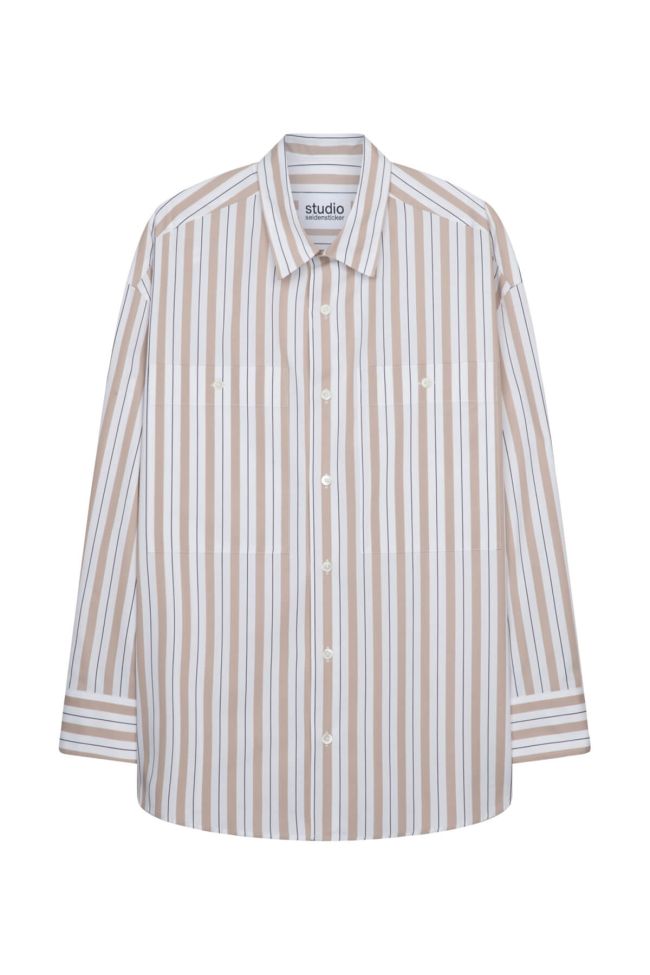 seidensticker Hemd Herren Seidensticker Comfort Bügelfreie Streifen kragen Italienisch Lange Ärmel