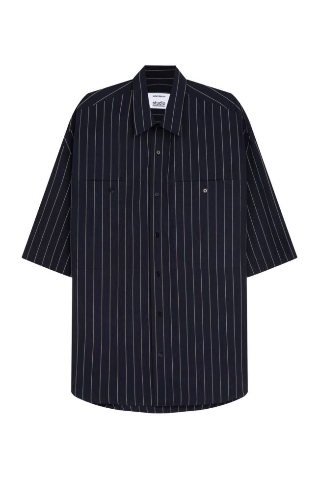 seidensticker Hemd Herren Seidensticker Comfort Bügelfreie Streifen kragen Italienisch Kurze Ärmel