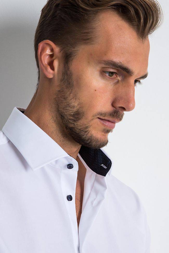 Seidensticker Hemd Herren Seidensticker Regular Bügelfreie Einfarbig 100% Baumwolle Kragen Italienisch Lange Ärmel