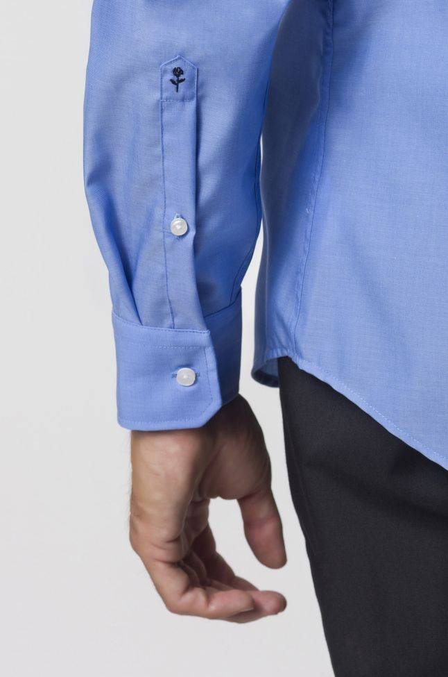 Seidensticker Hemd Herren Seidensticker Regular Bügelfreie Einfarbig 100% Baumwolle Kragen Italienisch Lange Ärmel