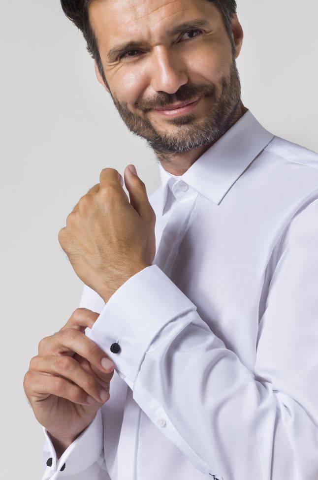 Seidensticker Hemd Herren Seidensticker Regular Bügelfreie Einfarbig 100% Baumwolle Kragen Italienisch Lange Ärmel