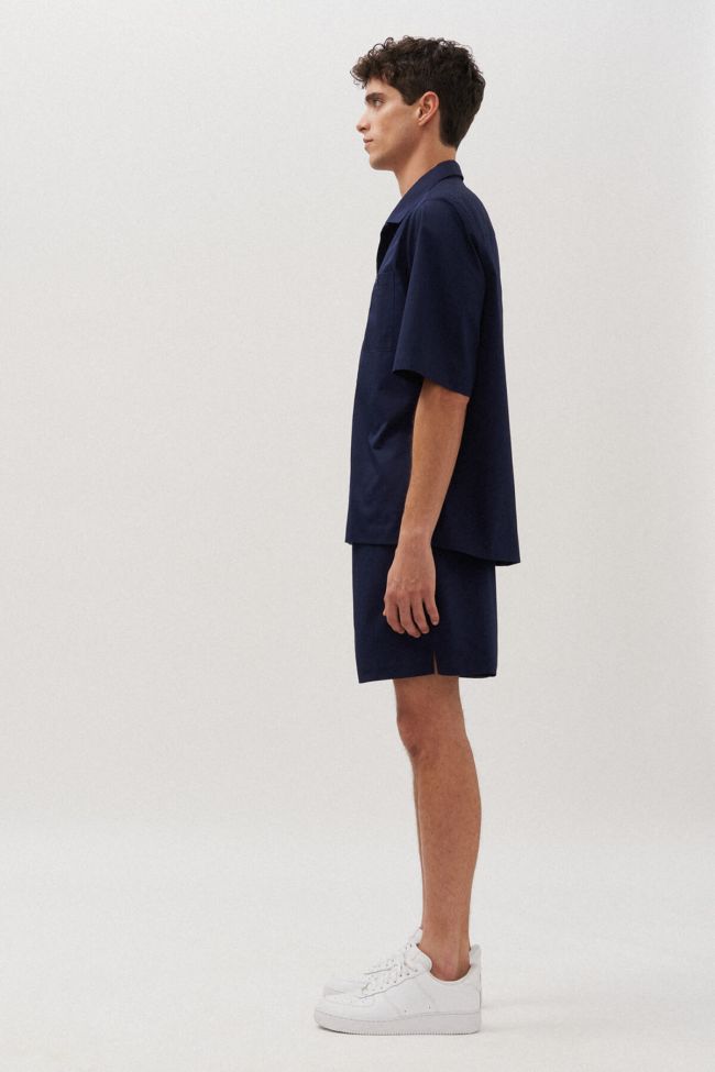 Seidensticker Hemd Herren Seidensticker Regular Bügelfreie Einfarbig Kragen Mandarinkragen Kurze Ärmel