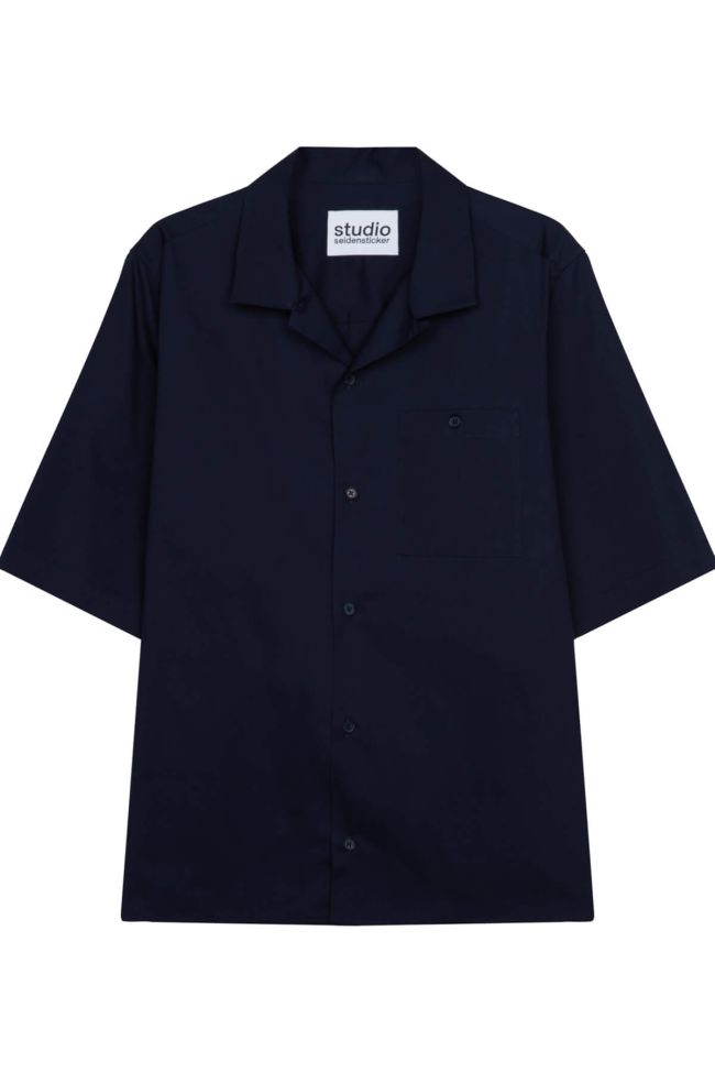 seidensticker Hemd Herren Seidensticker Regular Bügelfreie Einfarbig kragen Mandarinkragen Kurze Ärmel