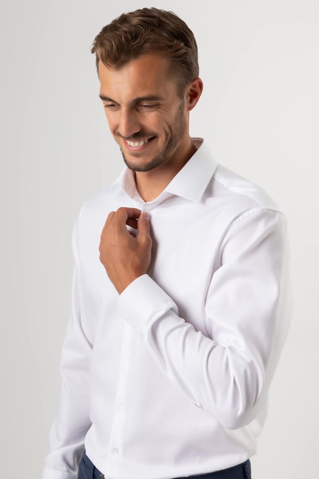 Seidensticker Hemd Herren Seidensticker Regular Bügelfreie Einfarbig 100% Baumwolle Kragen Italienisch Lange Ärmel