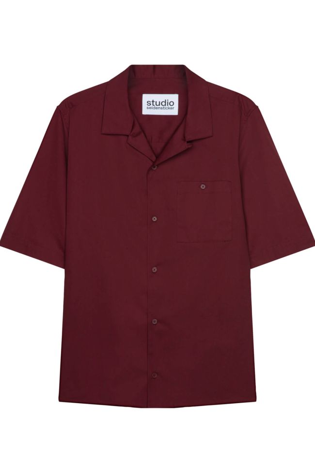 seidensticker Hemd Herren Seidensticker Regular Bügelfreie Einfarbig kragen Mandarinkragen Kurze Ärmel