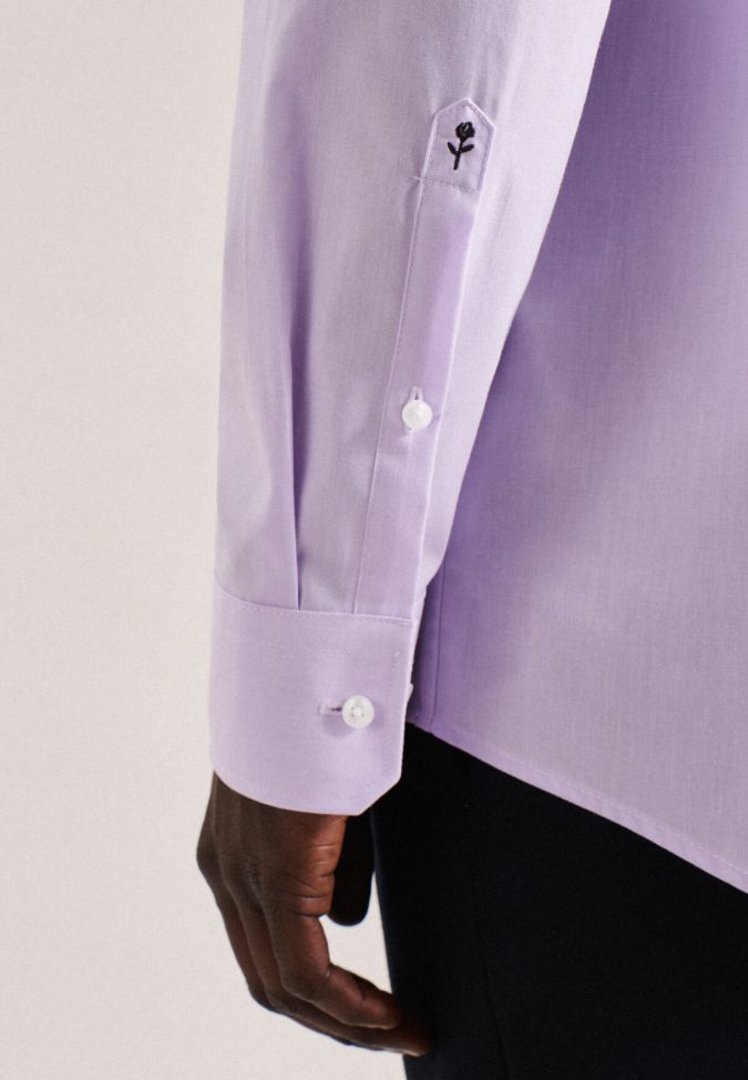 Seidensticker Hemd Herren Seidensticker Regular Bügelfreie Einfarbig Kragen Italienisch Lange Ärmel