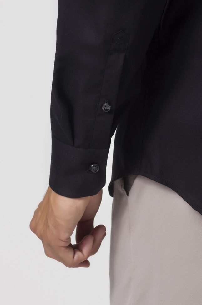 Seidensticker Hemd Herren Seidensticker Regular Bügelfreie Einfarbig 100% Baumwolle Kragen Italienisch Lange Ärmel