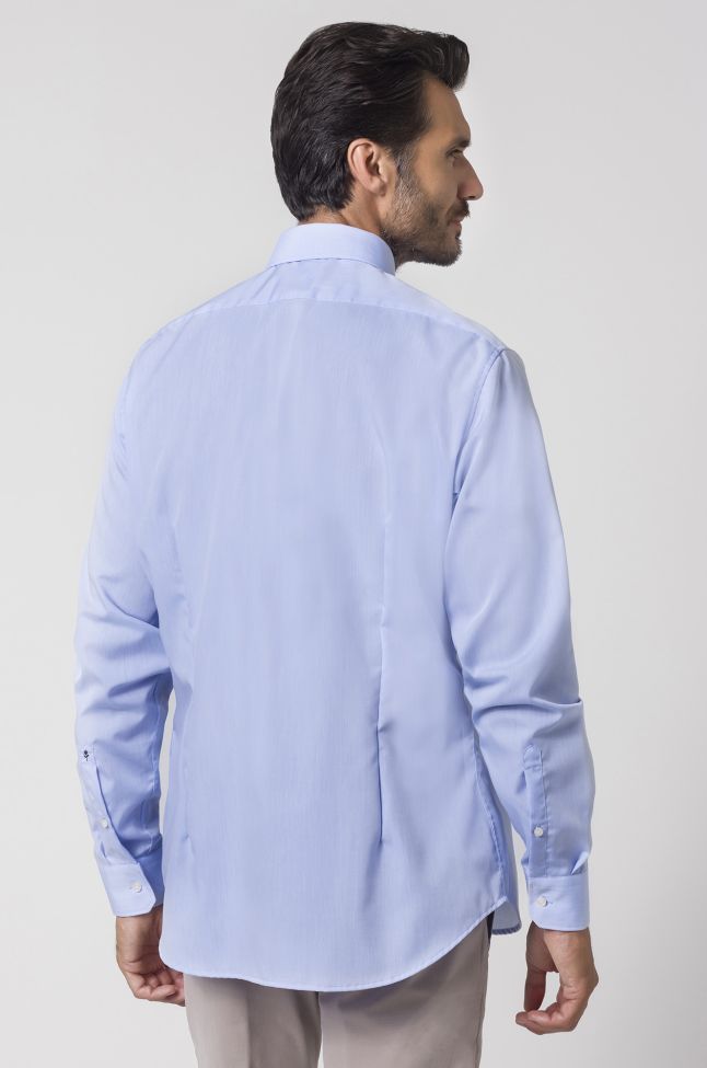 Seidensticker Hemd Herren Seidensticker Regular Bügelfreie Einfarbig 100% Baumwolle Kragen Italienisch Lange Ärmel