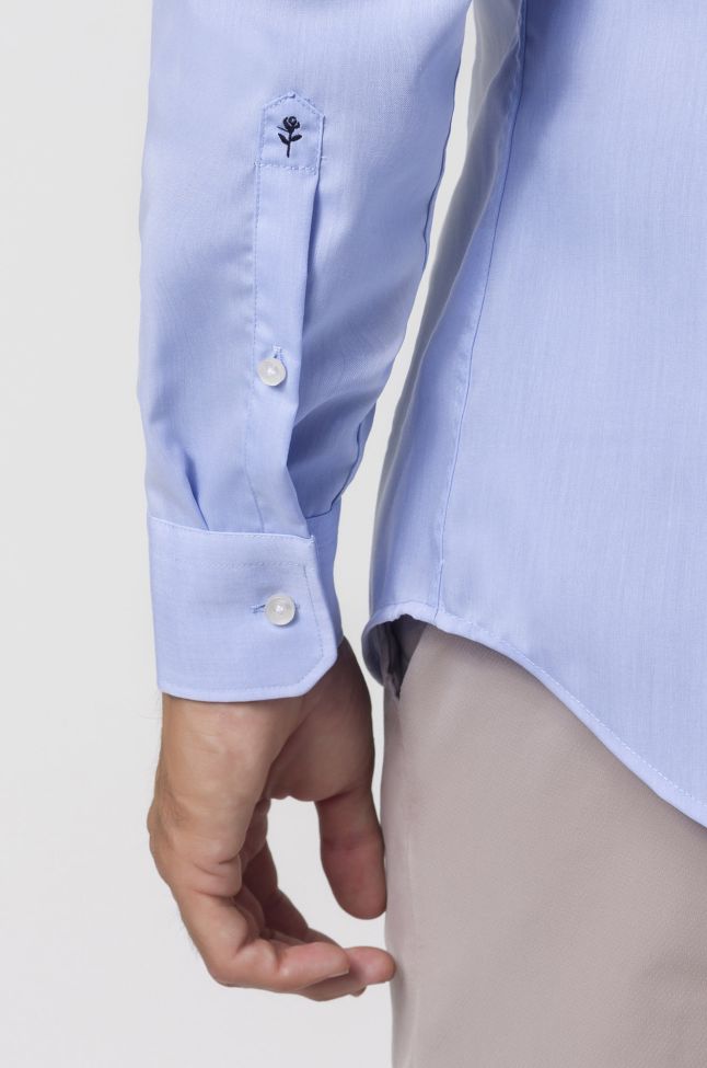 Seidensticker Hemd Herren Seidensticker Regular Bügelfreie Einfarbig 100% Baumwolle Kragen Italienisch Lange Ärmel