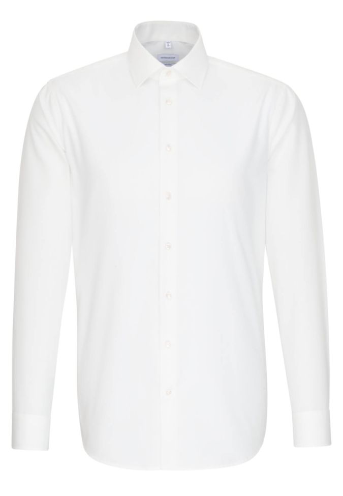 Seidensticker Hemd Herren Seidensticker Regular Bügelfreie Einfarbig Kragen Italienisch Lange Ärmel