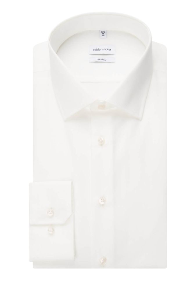 seidensticker Hemd Herren Seidensticker Regular Bügelfreie Einfarbig kragen Italienisch Lange Ärmel
