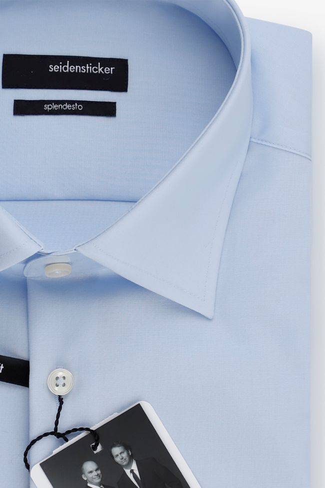 Seidensticker Hemd Herren Seidensticker Regular Bügelfreie Einfarbig 100% Baumwolle Kragen Italienisch Lange Ärmel