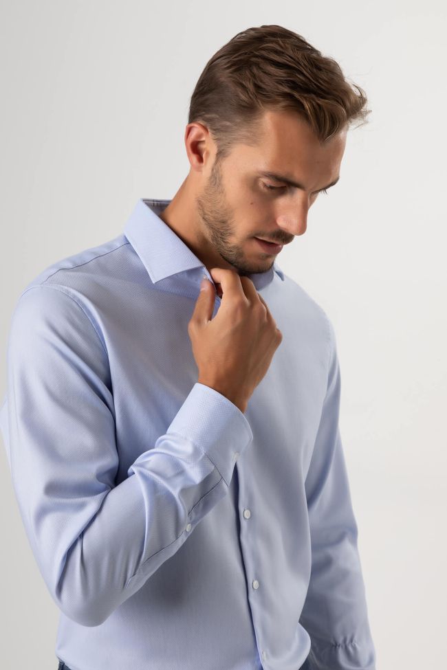 Seidensticker Hemd Herren Seidensticker Regular Bügelfreie Einfarbig 100% Baumwolle Kragen Italienisch Lange Ärmel