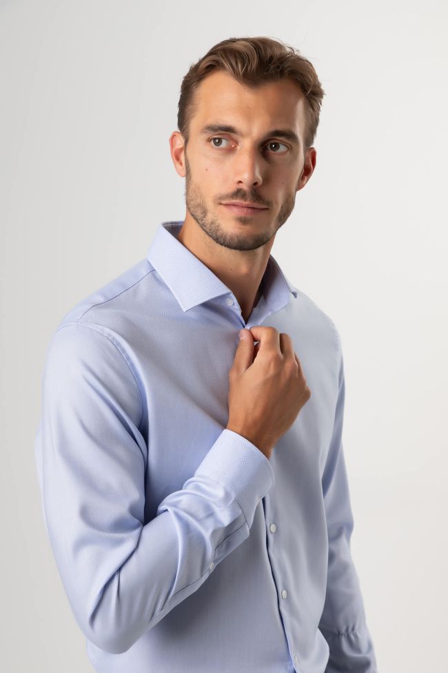 Seidensticker Hemd Herren Seidensticker Regular Bügelfreie Einfarbig 100% Baumwolle Kragen Italienisch Lange Ärmel