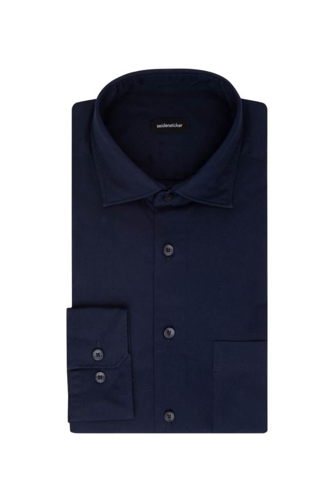 seidensticker Hemd Herren Seidensticker Regular Bügelfreie Einfarbig kragen Italienisch Lange Ärmel
