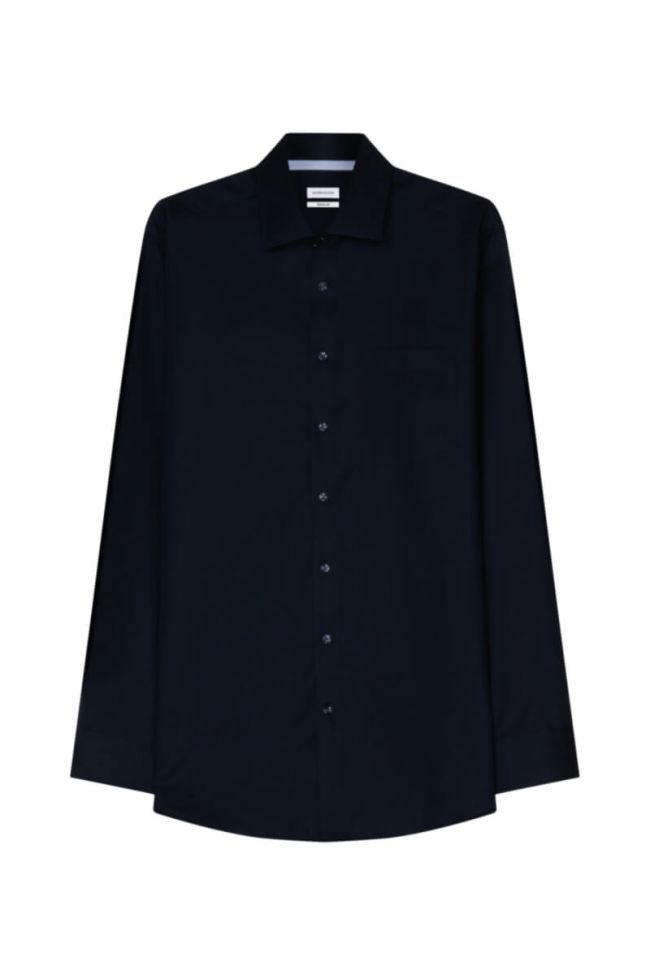 seidensticker Hemd Herren Seidensticker Regular Bügelfreie Einfarbig kragen Italienisch Lange Ärmel