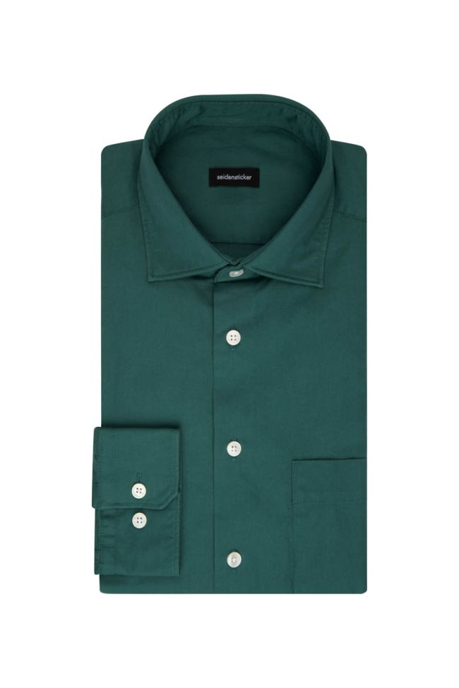 seidensticker Hemd Herren Seidensticker Regular Bügelfreie Einfarbig kragen Italienisch Lange Ärmel