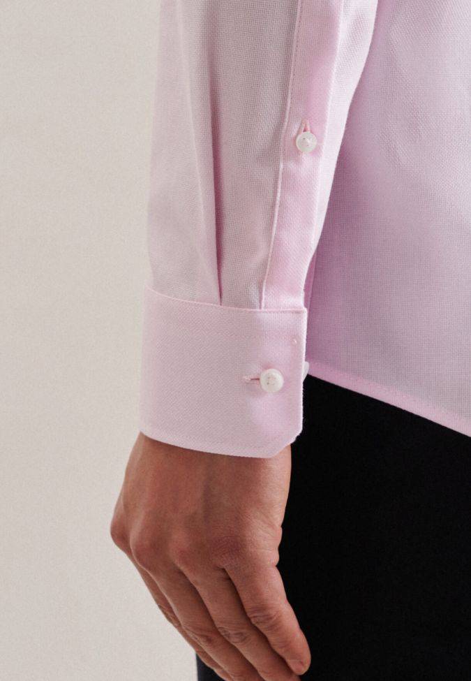 Seidensticker Hemd Herren Seidensticker Regular Bügelfreie Einfarbig Kragen Italienisch Lange Ärmel