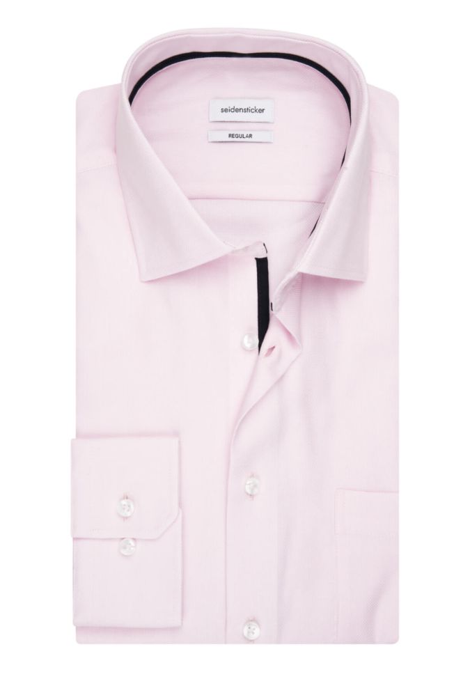 seidensticker Hemd Herren Seidensticker Regular Bügelfreie Einfarbig kragen Italienisch Lange Ärmel