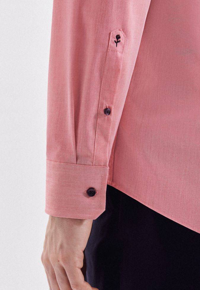 Seidensticker Hemd Herren Seidensticker Regular Bügelfreie Einfarbig Kragen Italienisch Lange Ärmel